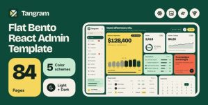 Tangram | React  Tailwind CSS Admin Dashboard Template