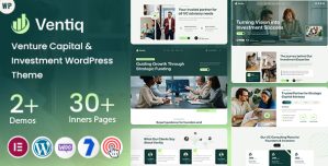 Ventiq – Venture Capital  Investment WordPress Theme