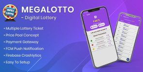 MegaLotto – Digital Lottery Platform with Android App  Admin Panel