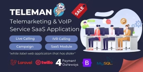 Teleman – Telemarketing  Voice Calling SaaS Application