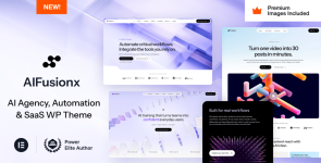 AI FusionX – AI Agency Tech  SaaS WordPress Theme