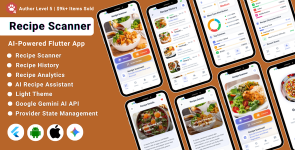AI-Powered Recipe Scanner Flutter App | Food Recognition  Nutrition