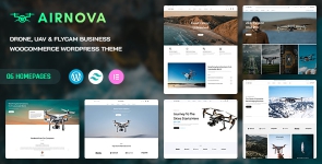 Airnova – Drone  UAV Business WooCommerce WordPress Theme