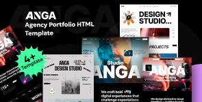 ANGA – Creative Agency  Portfolio HTML Template