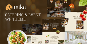 Anika – Catering  Event WordPress Theme