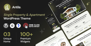 Antila – Single Property  Apartment WordPress Theme