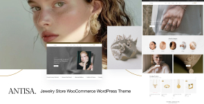 Antisa – Jewelry Store WooCommerce WordPress Theme with AI