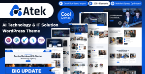 Atek – AI Technology  IT Solution WordPress Theme
