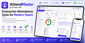 AttendMaster – Enterprise Attendance  Payroll Suite for Perfex CRM