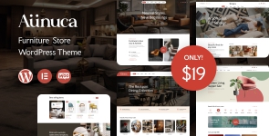 Aunuca – Furniture Store WordPress Theme