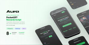 Aura — Modern Rewards Dashboard Theme for PocketGPT Script