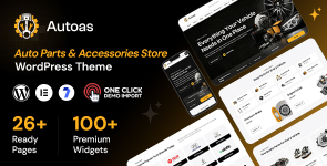 Autoas – Auto Parts and Accessories Store WordPress WooCommerce Theme