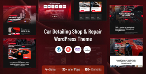 Autoaura – Car Detailing, Car Repair  Car Shop WordPress Theme