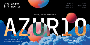 Azurio – Digital Agency  Portfolio NextJs Template