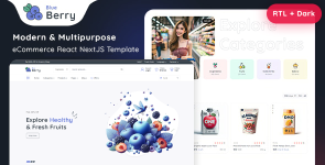 Blueberry – eCommerce React NextJs Template