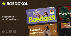Boedoxol – Personal Portfolio WordPress Theme