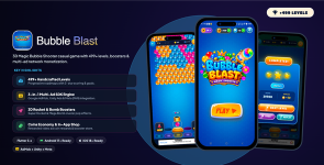 Bubble Blast: Magic Shooter – 3D Bubble Shooter Puzzle Game (Flutter + Cocos2d-js)