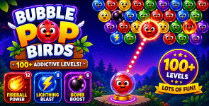 Bubble Pop Birds | HTML5 Bubble Shooter Game