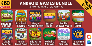 Bundle 12 Android Studio Games with AdMob Ads