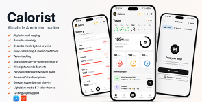 Calorist | iOS App AI Calorie Tracker with Laravel Admin Panel