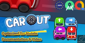 CAR OUT – 720 LEVELS (Admob + GDPR + Android Studio)