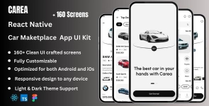Carea – Car Marketplace React Native Expo App Ui Kit