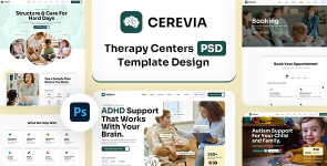 Cerevia – Therapy Centers PSD Template