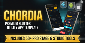 Chordia | Song Repertoire and Tuner – Flutter App Template