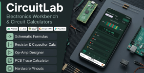 CircuitLab | Hardware Pinouts and Electronics Calculators – Android App Template