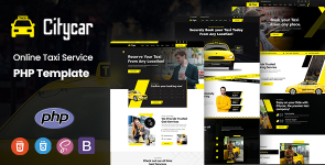 Citycar – Online Taxi Service PHP Template