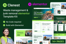 Clenest – Waste Management and Junk Removal Elementor Template Kit