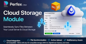 Cloud Storage Module for Perfex CRM – S3 Compatible Sync and Active Upload