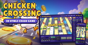 CluckForge | Chicken Crossing – 3D Crash Game
