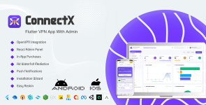 ConnectX | VPN App with Admin Panel for Android  iOS – Source Code
