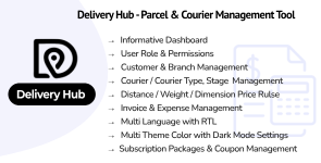 Delivery Hub SaaS – Parcel  Courier Management Tool