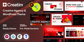 Creatim – Digital Agency  Portfolio WordPress Theme