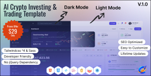 CryptoPilot – AI Crypto Investing  Trading Dashboard HTML Template