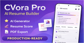 CVora Pro – AI Resume Builder App for Android