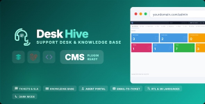 DeskHive – Laravel Support Ticket  Knowledge Base System