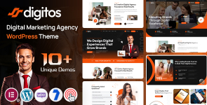 Digitos – Digital Agency WordPress Theme