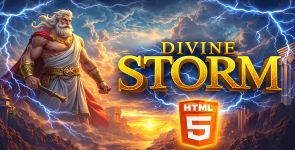 Divine Storm – Epic HTML5 Slot Game with Free Spins  Bonuses
