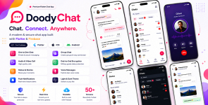 DoodyChat | Flutter Chat App With Audio and Video Call Using Firebase for Android and iOS