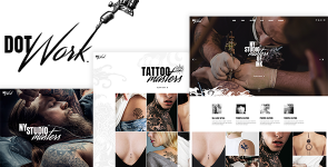 Dotwork – Tattoo Studio and Piercing Shop WordPress Theme