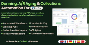 Dunning, A/R Aging  Collections Automation for Perfex CRM