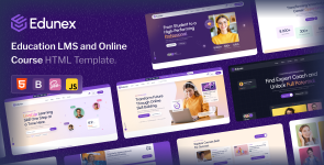Edunex – Education LMS  Online course HTML Template