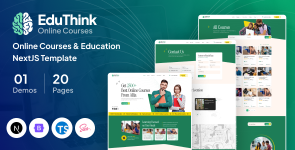 EduThink | Online Courses  Education NextJS Template