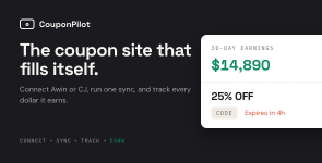 CouponPilot – Auto-Syncing Coupons  Cashback Platform with Affiliate Tracking, Wallets  Ads Sales