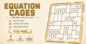 Equation Cages | HTML5 Puzzle Game