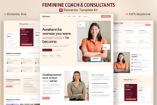 Femia – Feminine Life Coach Elementor Template Kit
