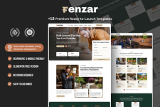 Fenzar – Deck, Patio  Outdoor Living Elementor Template Kit